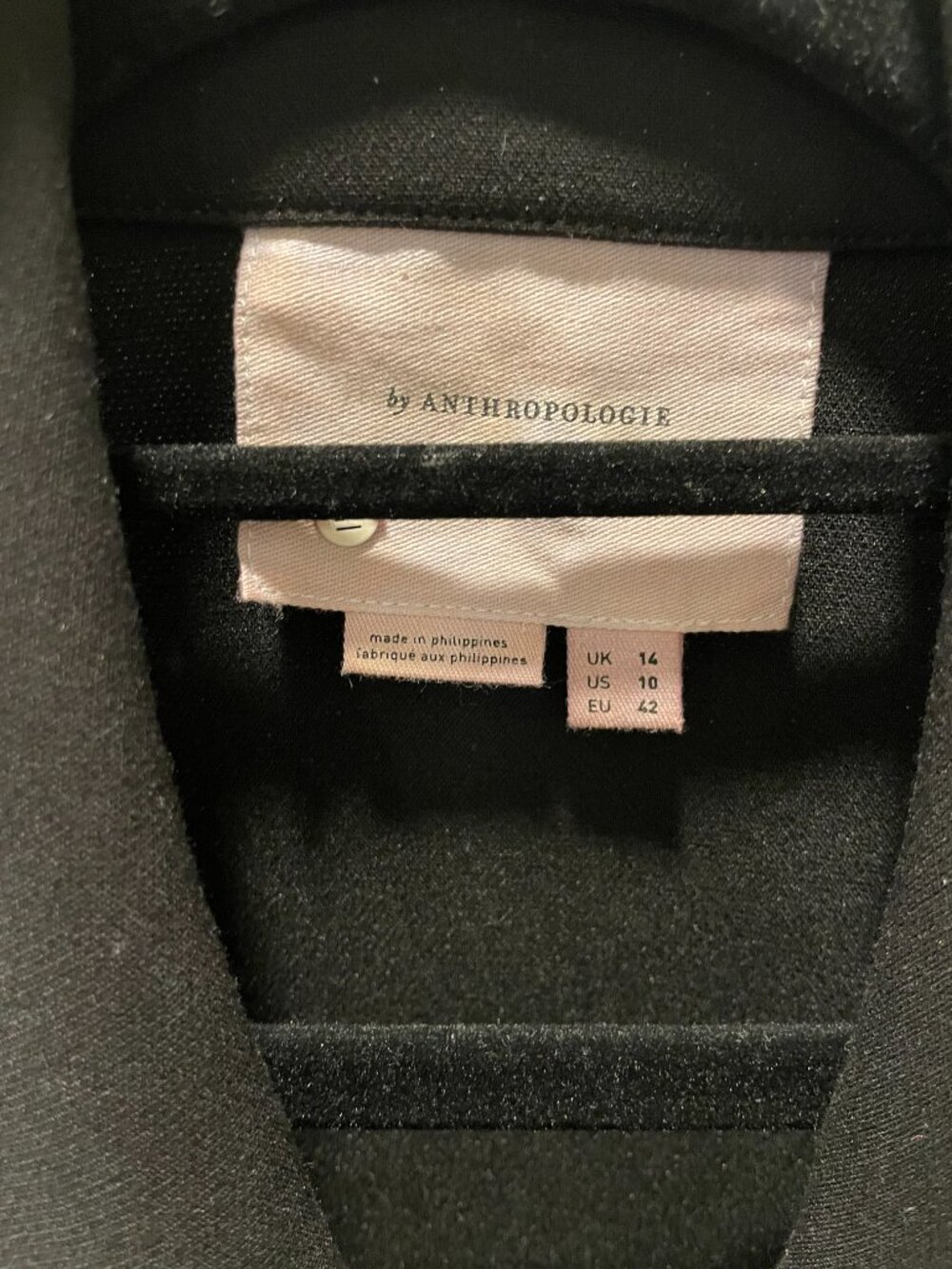 By Anthropologie Blazer Romper - Black - US Size 10 - Picture 8 of 10